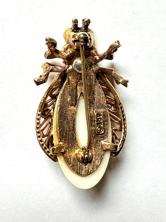 Arthur Pepper (signed ART) Cicada bug brooch View 2