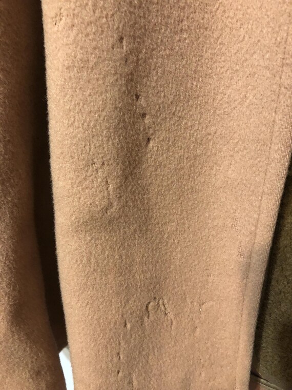 Zero King camel colored pure wool car coat 42L - image 5