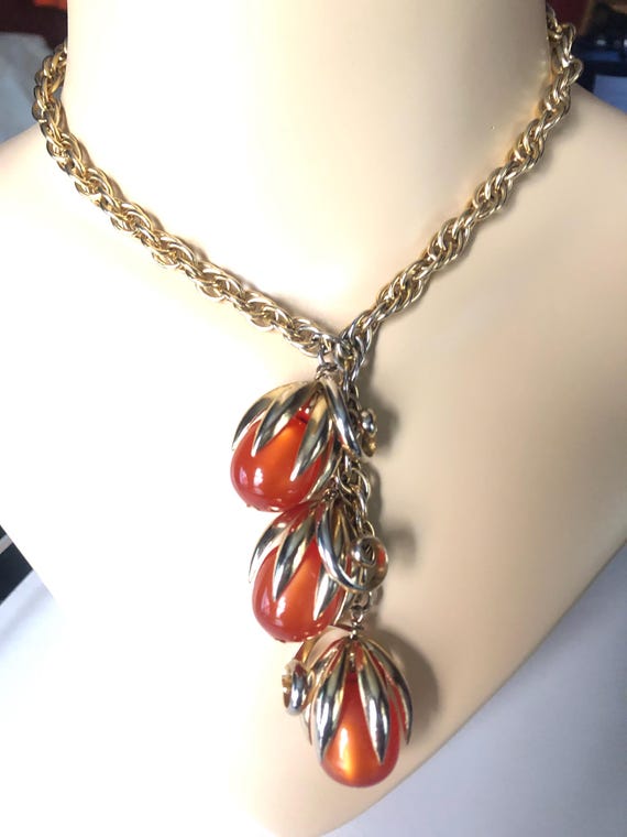 Napier Moonglow Cumquat Demi Parure