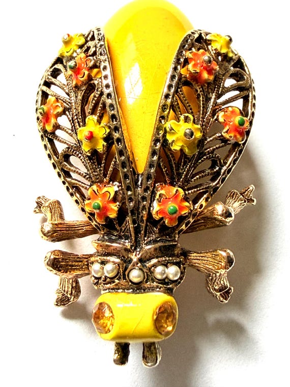 Arthur Pepper (signed ART) Cicada bug brooch View 3