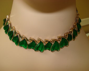 Barclay Demi Parure demi in vetro verde versato