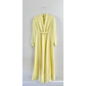 Butter Yellow Long Sleeve Dress - Etsy
