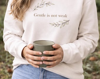 Gentle Is Not Weak botanical tee Long Sleeve Shirt