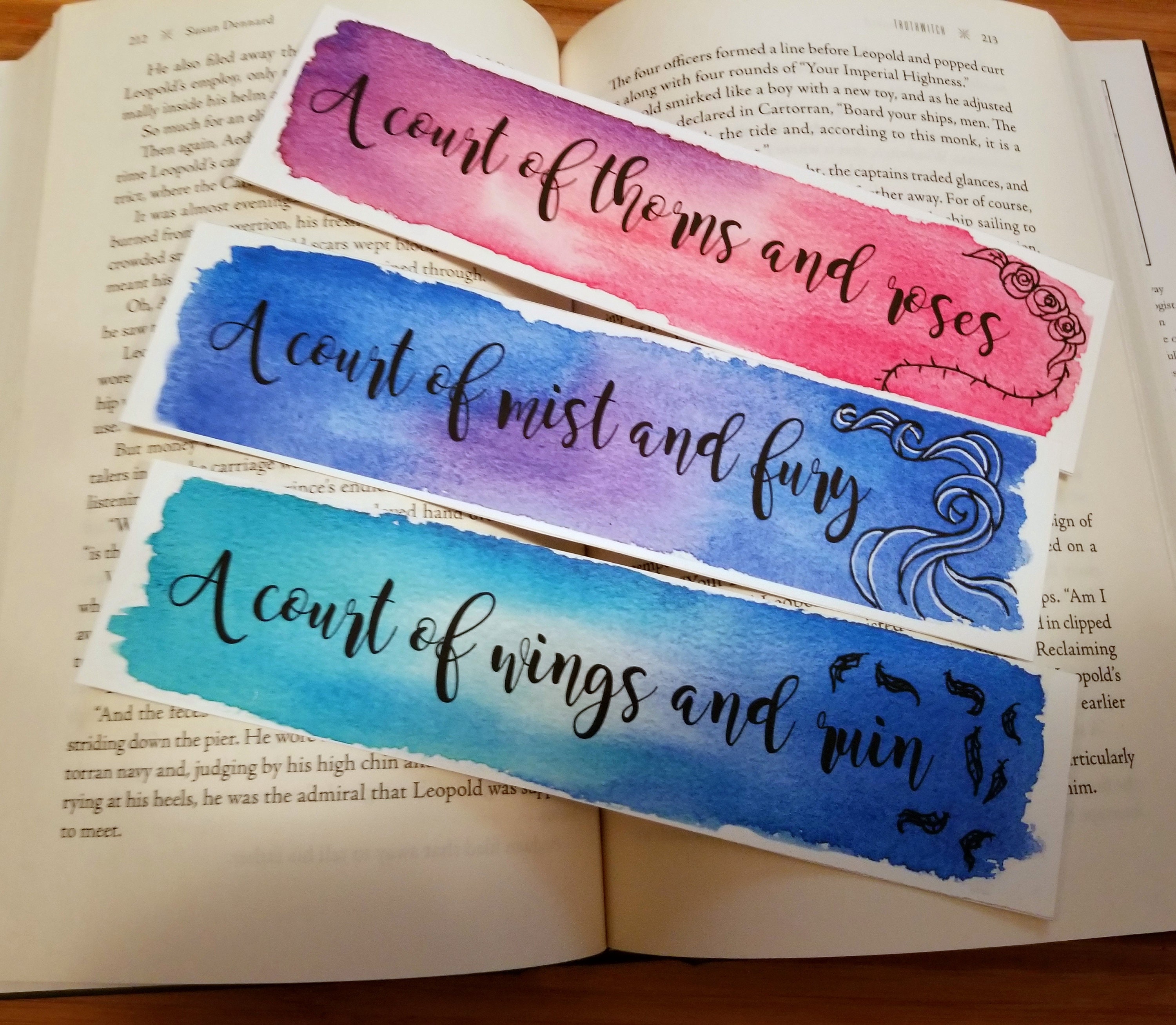 A Court Of Thorns And Roses Bookmark