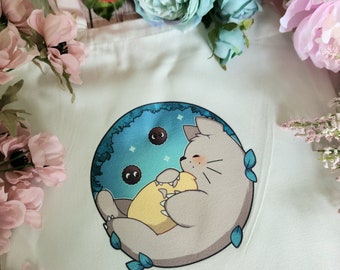 Totoro Bookish Tote Bag| Anime Reusable Tote