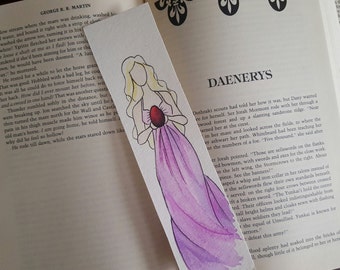 Bride Dany Minimalist Watercolor Bookmark