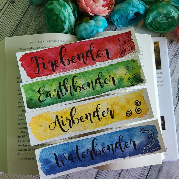 Elemental Watercolor Bookmark