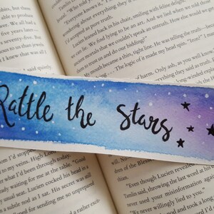 Throne of Glass Watercolor Bookmark, Aelin Galthynius, Celaena Sardothien, Gift For Booklover, Young Adult Bookmark image 5