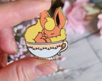 Teacup Flareon Enamel Pin