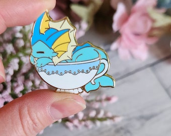 Teacup Vaporeon Enamel Pin