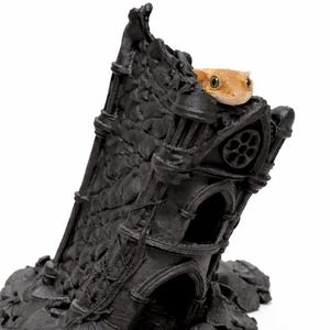 Gothic Tower Reptile Hide |Terrarium climbing decor for Geckos & Frogs