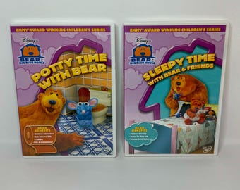 Rare Vintage Bear in the Big Blue House DVDs