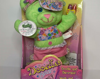 Rare Vintage Doodle Bear Gelly In Box