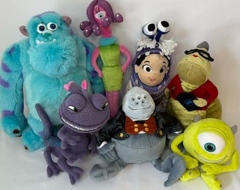 Vintage Monsters Inc Plush Dolls