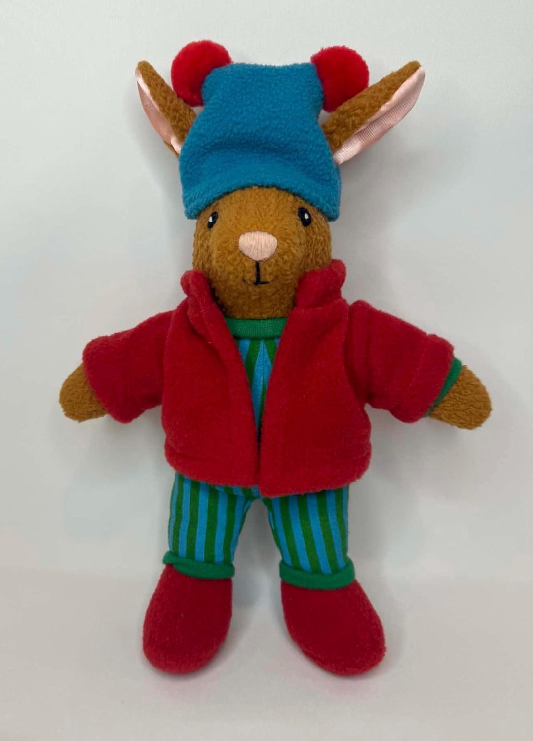 Rare Vintage Sylvia Long’ Deck the Hall Rabbit Plush - Etsy