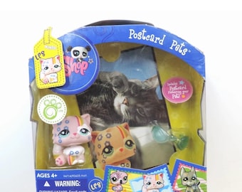 Authentic Littlest Pet Shop Postcard Pets Cat #1436 NIB