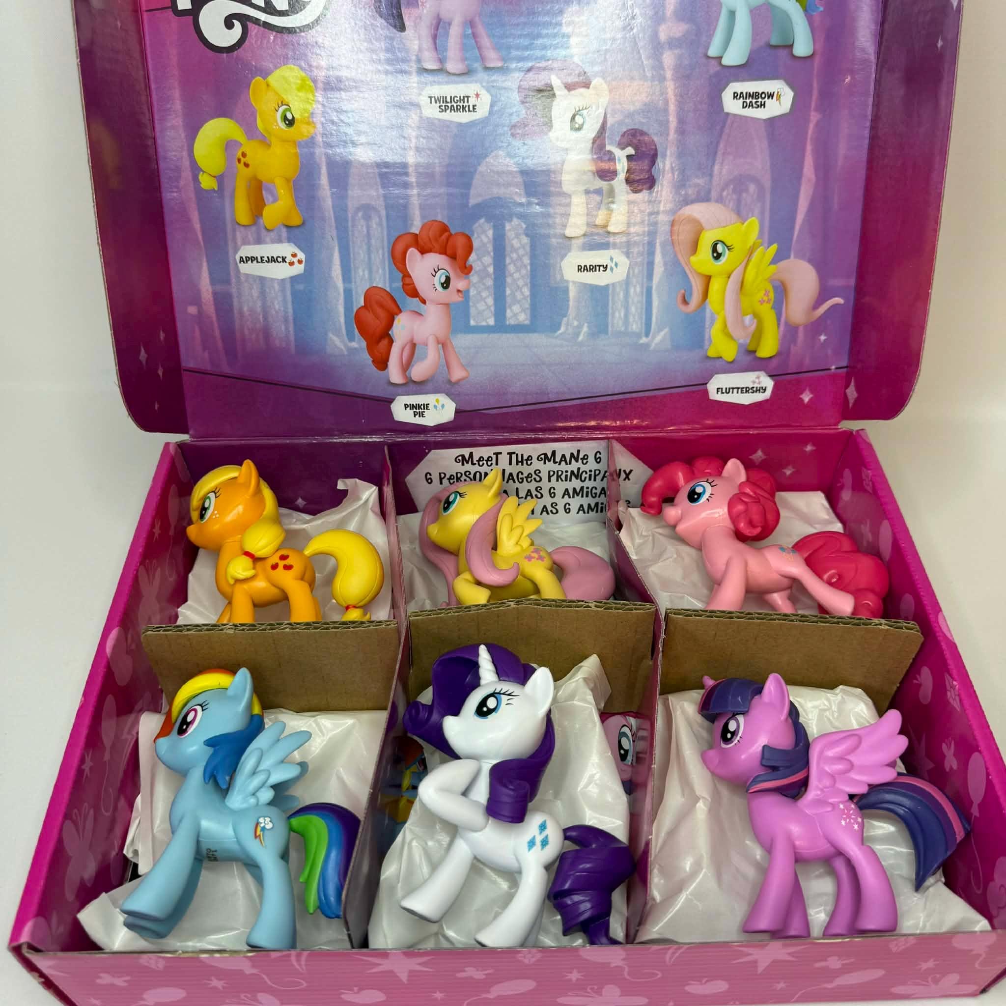 My Little Pony G4 the Mane 6 Figures Set NIB - Etsy