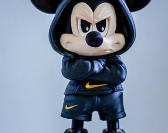 Urban-Style Mickey 3D Printed Figure - CUSTOMIZABLE