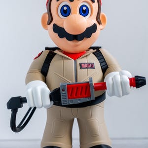 Punisher - Mario - Super Mario Bros - 3D Printed Figure - 2 Sizes