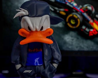 Urban-Style Donald Duck 3D Printed Figure -RED BULL Edition