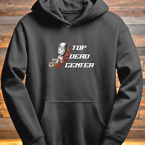 Gearhead racing hoodie, car lover sweater, mechanic hoodie black