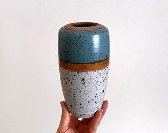 Vintage Handmade Speckled Vase