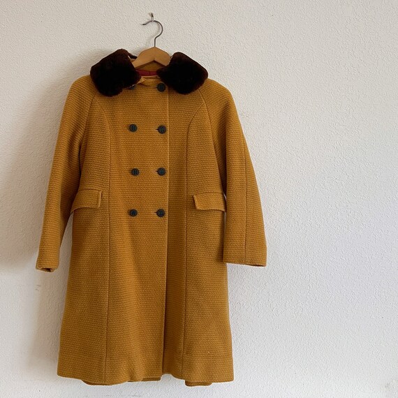 Vintage Tailored Talent Wool Button Up Coat - image 2