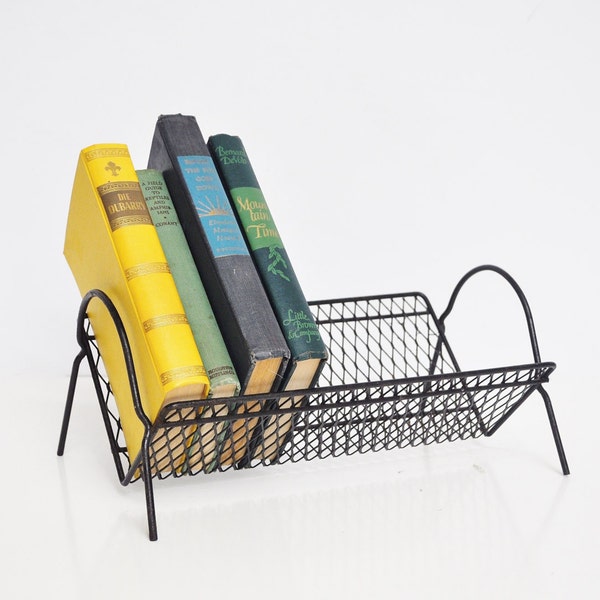 Mid-Century Book Rack - Desktop Bookshelf