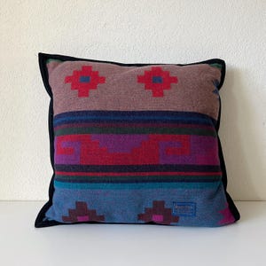 Vintage Beaver State Blanket Wool Pillow