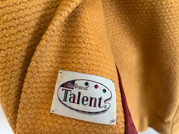 Vintage Tailored Talent Wool Button Up Coat - image 4