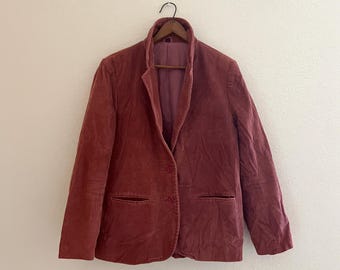 Vintage Dusty Pink Corduroy Blazer