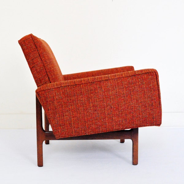 Milo Baughman for Thayer Coggin Danish Modern Walnut Lounge Chair