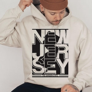 Mapa del estado de Nueva Jersey SVG: Silueta del Estado Jardín (Descarga digital)