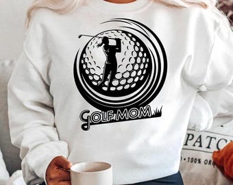 Golf Mom SVG: Silhouette di un golfista (download digitale)