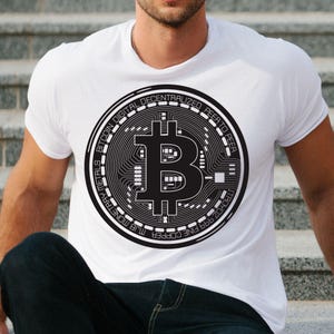Bitcoin SVG: Crypto Coin Logo Design (Digital Download)
