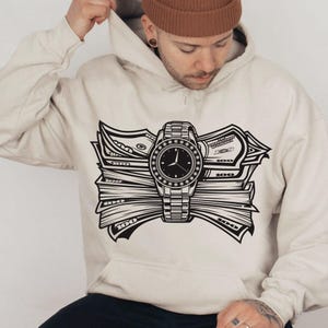 Luxury Watch Money Stack Cut File (Digital Download)