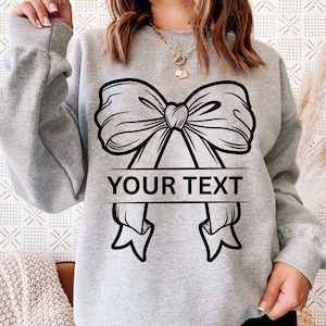 Split Bow Monogram SVG Cut File, Ribbon Design (Digital Download)