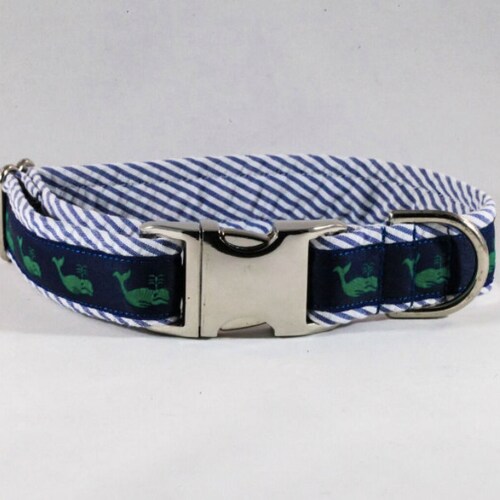 Preppy Seersucker Repuplican Dog Bow Tie Collar Republican Etsy