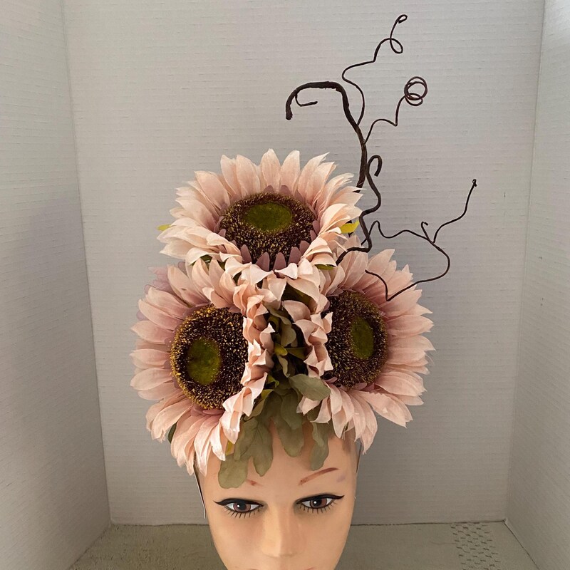 large flower headpiece
