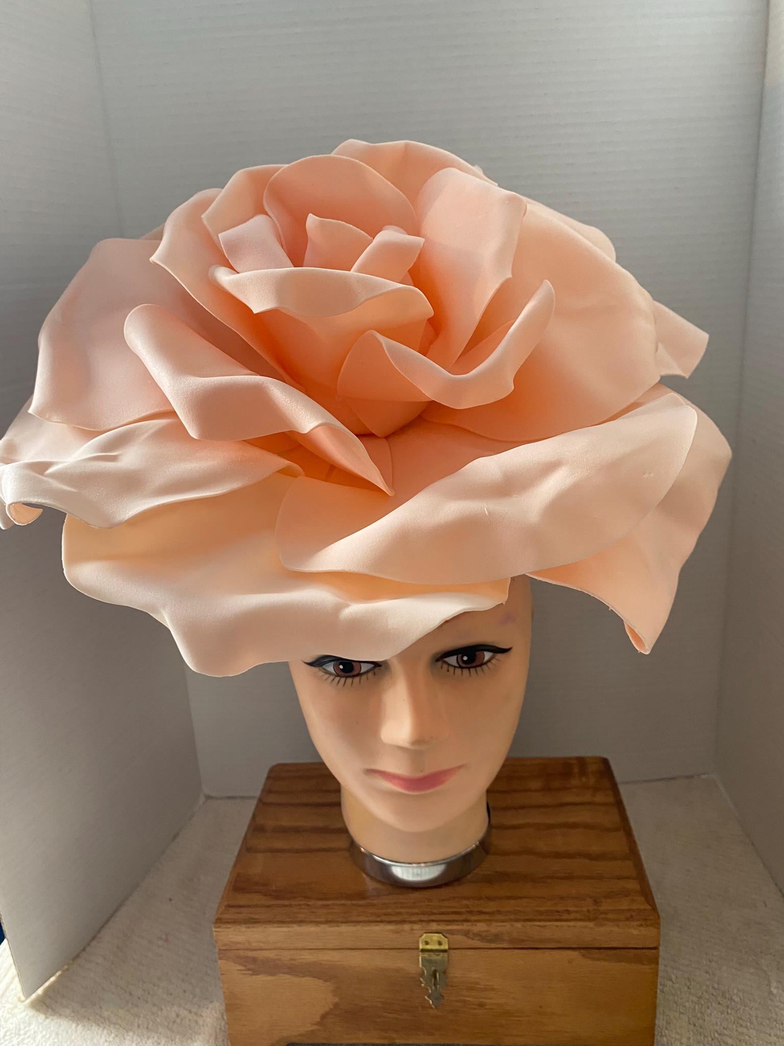 Peach Fascinator - Etsy