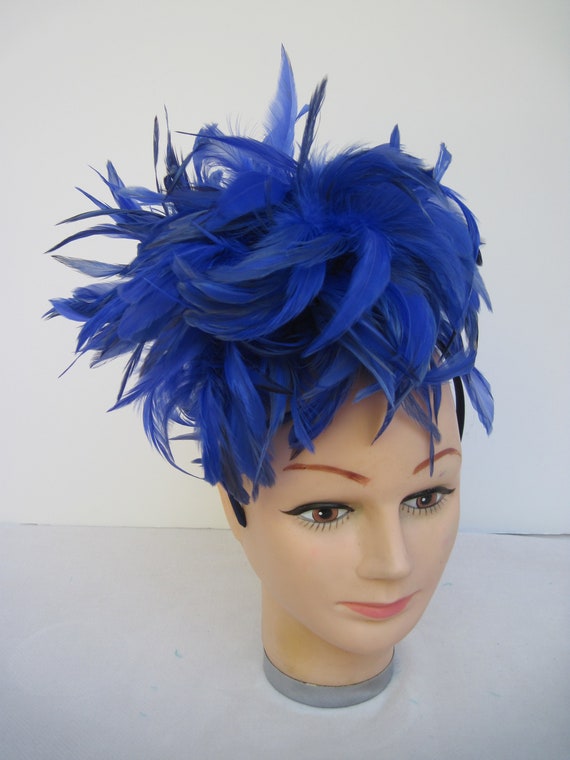 Beautiful Blue Feather Headband for 