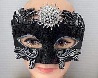 Black Mask: Hand-painted 3D Printed Roman Sionis Mask - Etsy