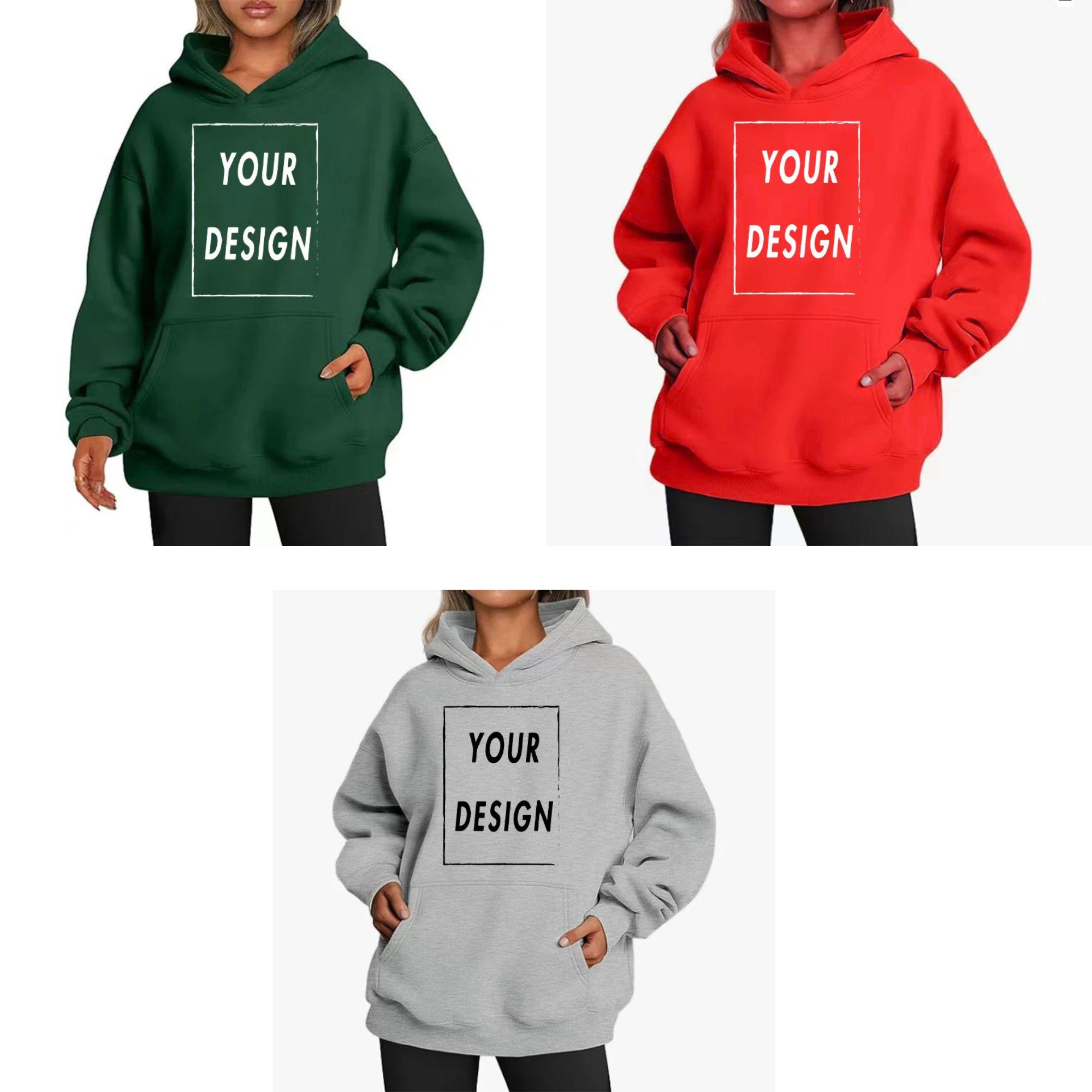 Unisex Solid Color Pullover Hoodie: Cozy Long Sleeve Sweatshirt