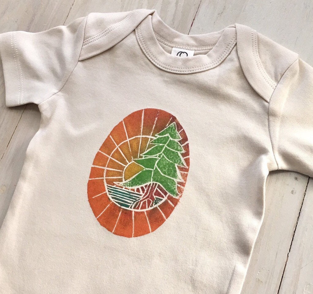 Baby Boy Girl Coverall Hawaii 80s Sunset Baby Rompers