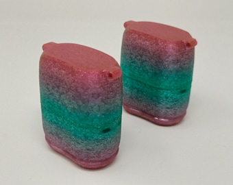 TEXTURIERTER Teal-Pinker Farbverlauf 3D-gedruckter TPU durchdachter Unterstand