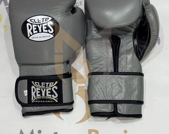 Gants de boxe en cuir de vachette Cleto Reyes faits main, pour l'entraînement et le sparring.