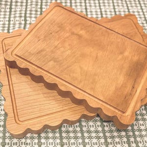 Cherry Scalloped Cutting Board | Small image 2