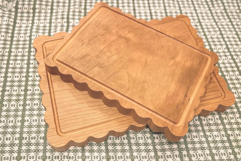 Cherry Scalloped Cutting Board | Small image 2