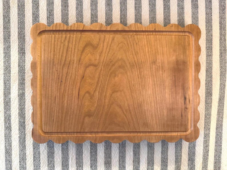 Cherry Scalloped Cutting Board | Small image 3