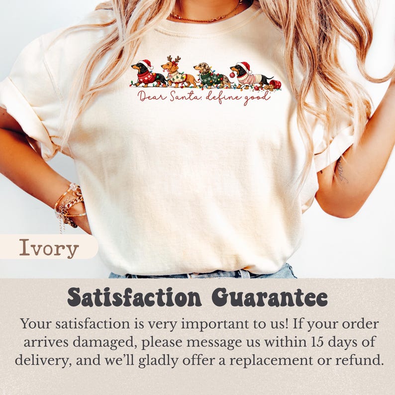 Dachshund Lover Shirt, Dear Santa Define Good Shirt, Funny Wiener Dog ...